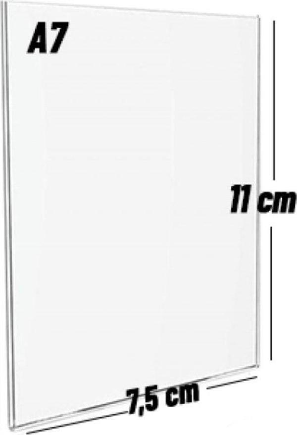 Masterpol A7 U Tipi Dikey Pleklsi Föylük (20 Adet) - Broşürlük - Etiketlik - Image 1