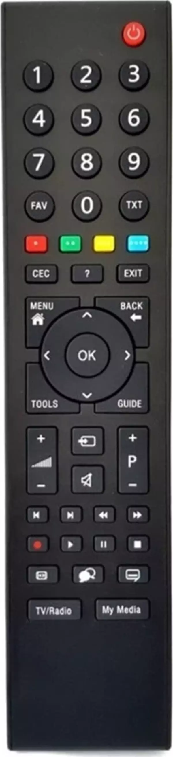 ARÇELİK-BEKO LCD TV RADIO TUŞLU KUMANDA - Image 1