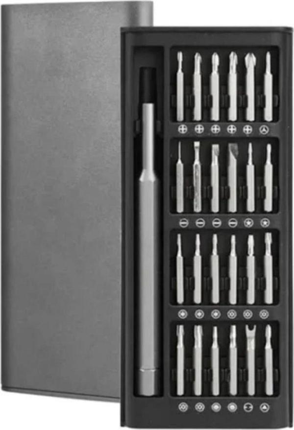 BUFFER® 25 Parça 24 farklı uçlu Mıknatıslı 25 in 1  Tornavida Seti - Image 1