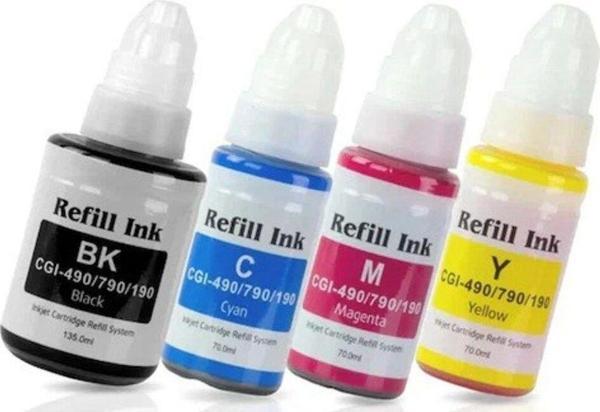 Sizinsepetiniz Pixma G2400 Muadil Mürekkep 4 Renk Gı-490 Uyumlu - Image 1
