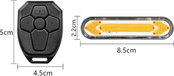 Forte GT Bisiklet Arka Işık USB şarjlı Led Sağ-Sol Sinyalli Xbyc 6130 - Image 1
