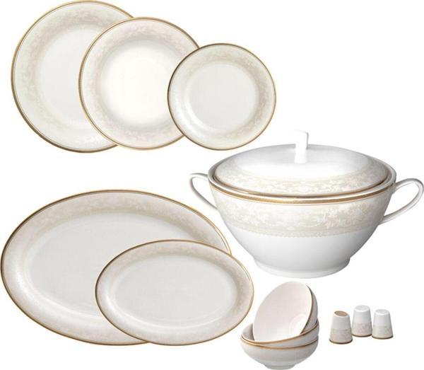 New Oscar 60 Parça 12 Kişilik Yemek Takımı - Image 1