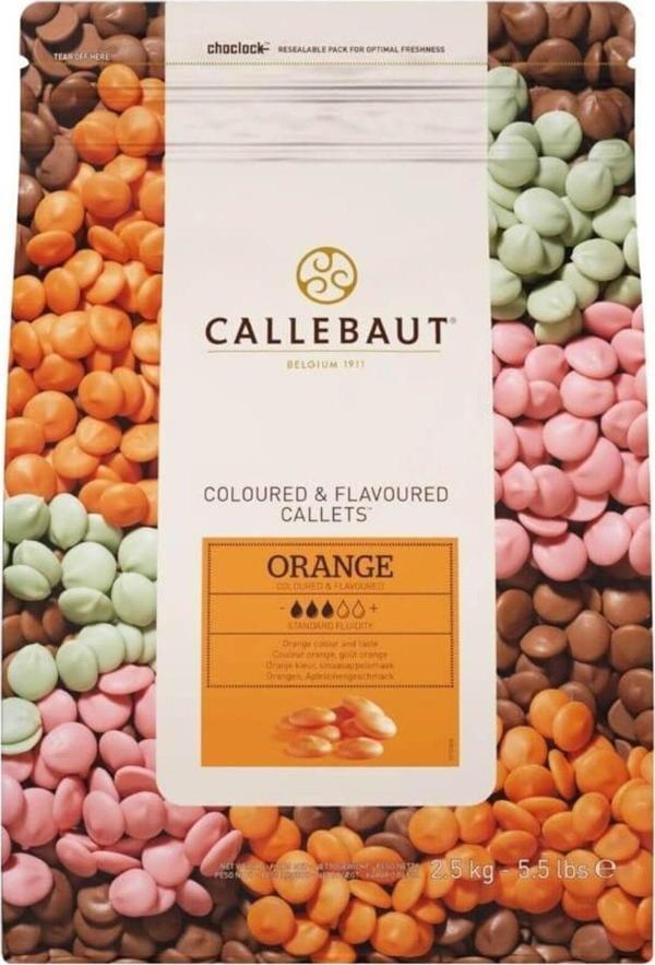 Callebaut Portakallı Drop Çikolata 2,5 Kg - Image 1