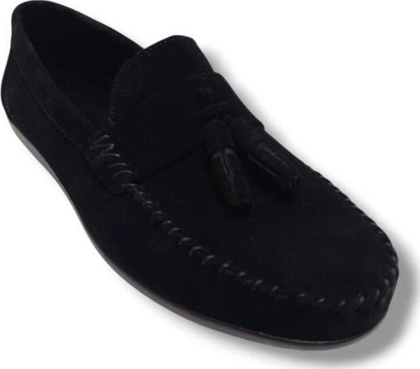 Cakgo 320-25 Süet Fiyonk Püsküllü Loafer Erkek Ayakkabı - Image 1
