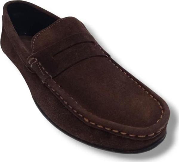 Cakgo 321-25 Süet Fiyonklu Loafer Erkek Ayakkabı - Image 1