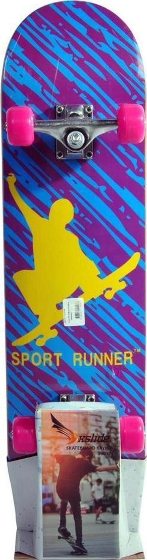 Xslide SkateBoard Kaykay-MOR-SARI - Image 1