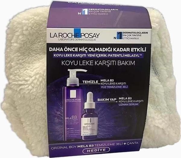 La Roche-Posay Mela B3 Serum + Mela B3 Yüz Temizleme Jeli + Çanta Hediye - Image 1