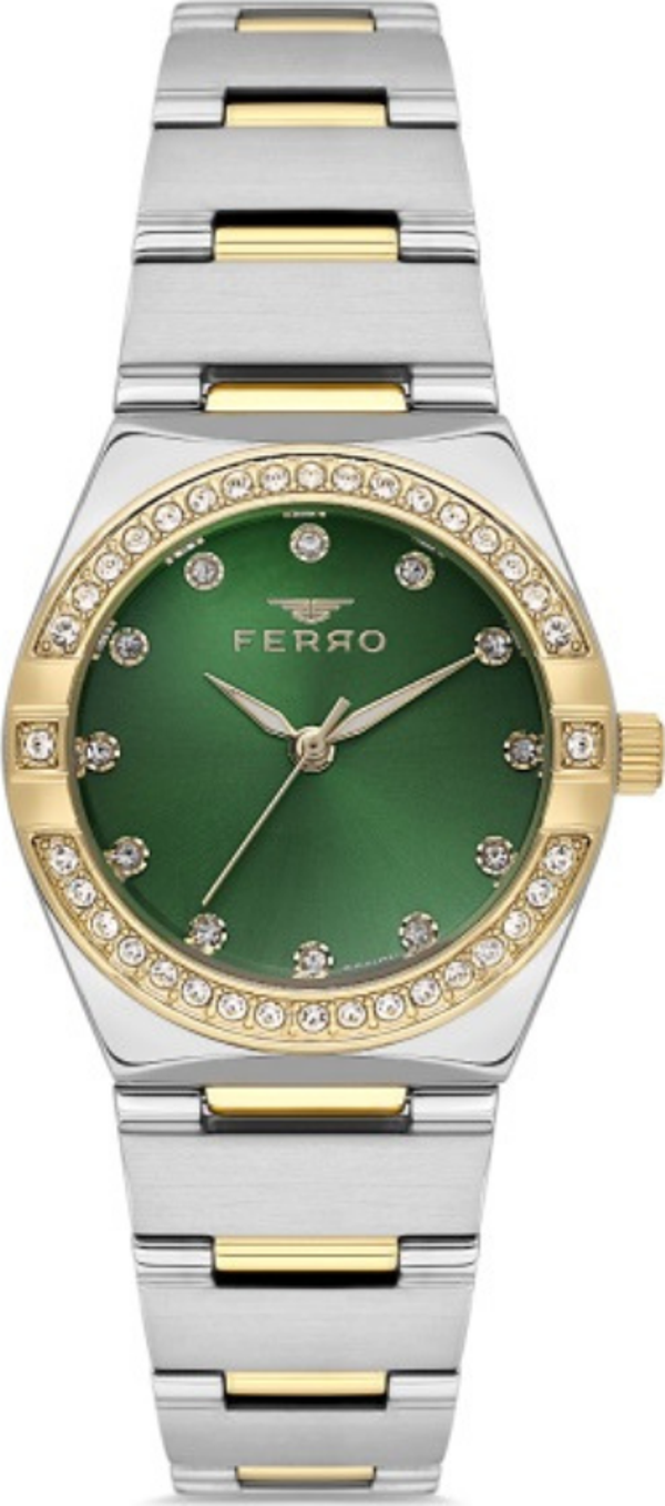 FERRO FL40119A-D10 Çelik Kordon Kadın Kol Saati - Image 1