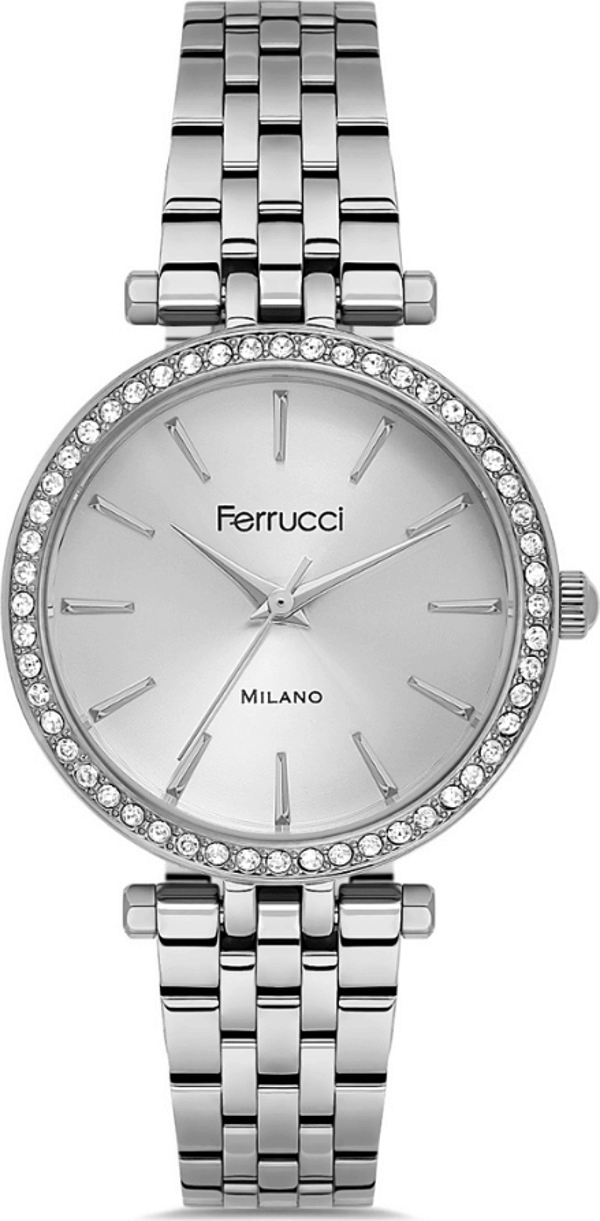 Ferrucci FER.03419M.01 Çelik Kordon Kadın Kol Saati - Image 1