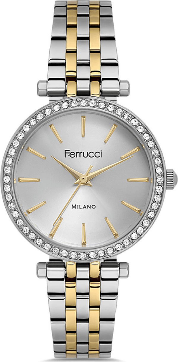 Ferrucci FER.03419M.04 Çelik Kordon Kadın Kol Saati - Image 1