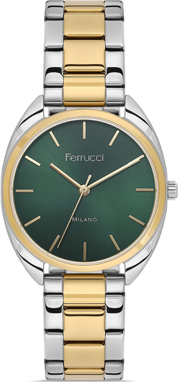Ferrucci FER.03437M.06 Çelik Kordon Kadın Kol Saati - Image 1