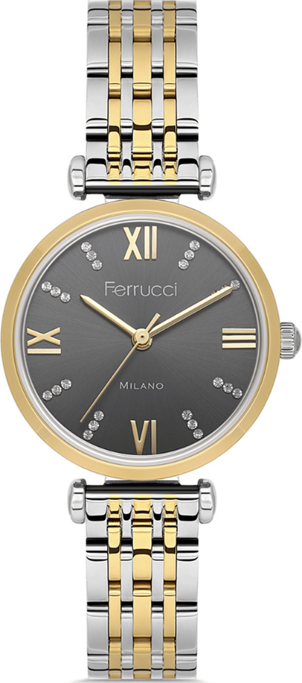 Ferrucci FER.03394M.04 Çelik Kordon Kadın Kol Saati - Image 1