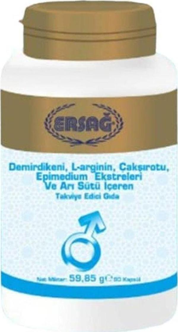 Ersağ Demirdikeni, L-arginin, Çakşırotu, Epimedium Ekstreleri Ve Arı Sütü Içeren Gıda Takviyesi - Image 1