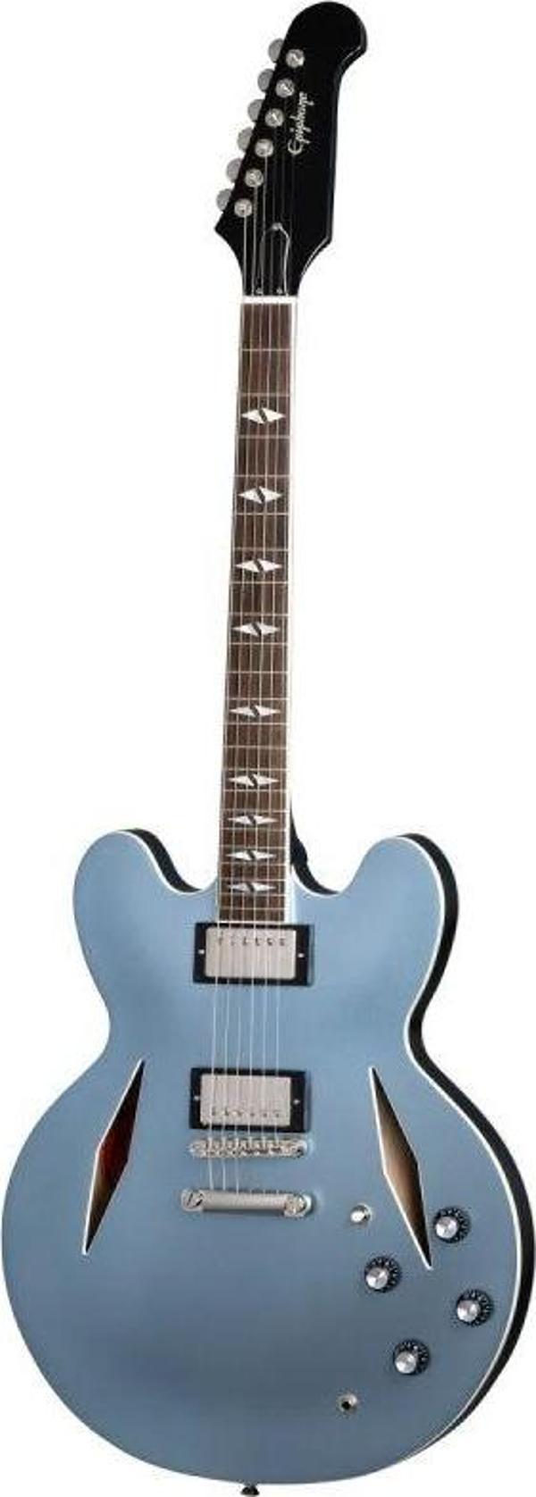 Epiphone Dave Grohl Signature DG-335 Elektro Gitar (Pehlam Blue) - Image 1