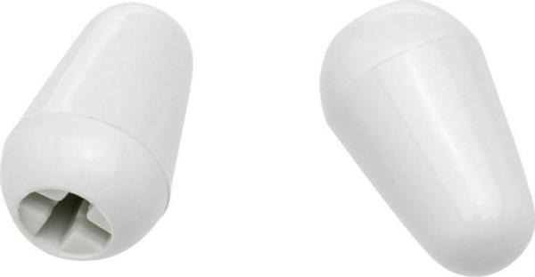 Fender Stratocaster Switch Tips White 2 Kontrol Düğmesi - Image 1