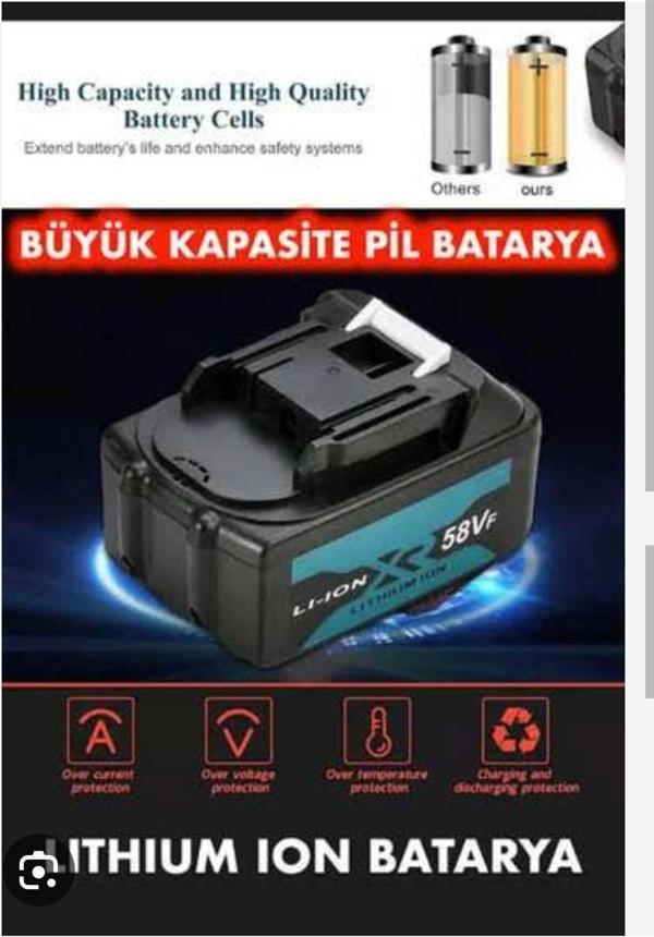 Depolife Assur Bn5 Dawreek Haktaş Tüm Akülü Modellere Uyumlu Şarjlı Matkap Avuç Taşlama Yedek Batarya 10 Pili - Image 1
