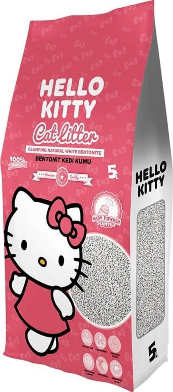 Hello Kitty Bebek Pudralı Kedi Kumu 10 LT - Image 1