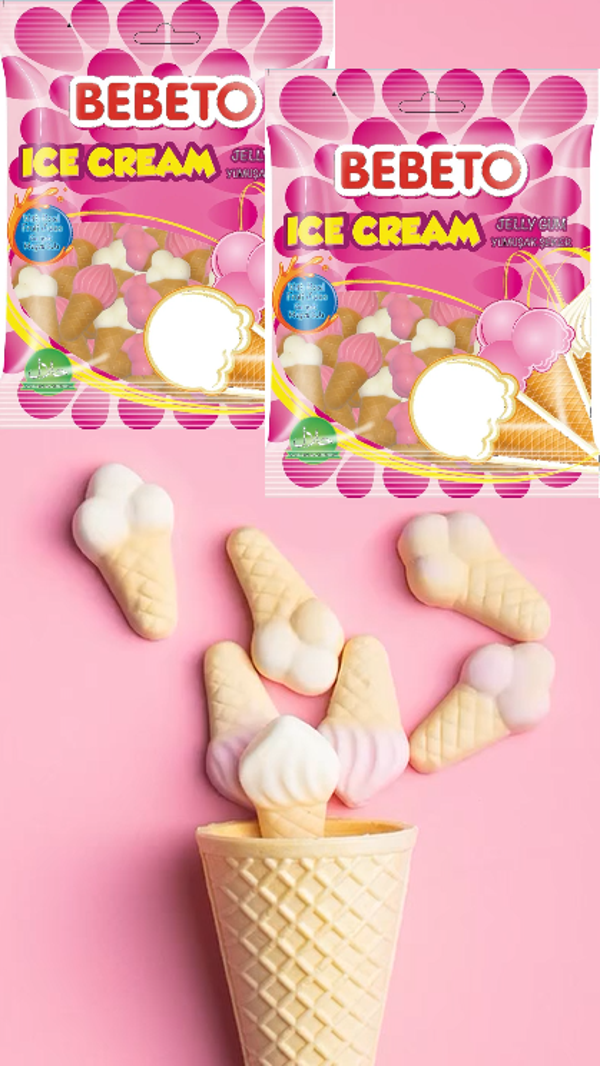 Bebeto Ice Cream 80 Gr 2 Adet - Image 1