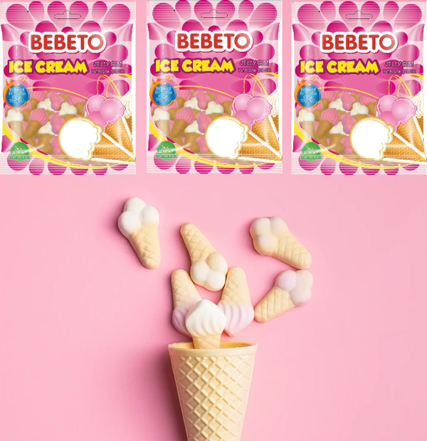 Bebeto Ice Cream 80 Gr 3 Adet - Image 1