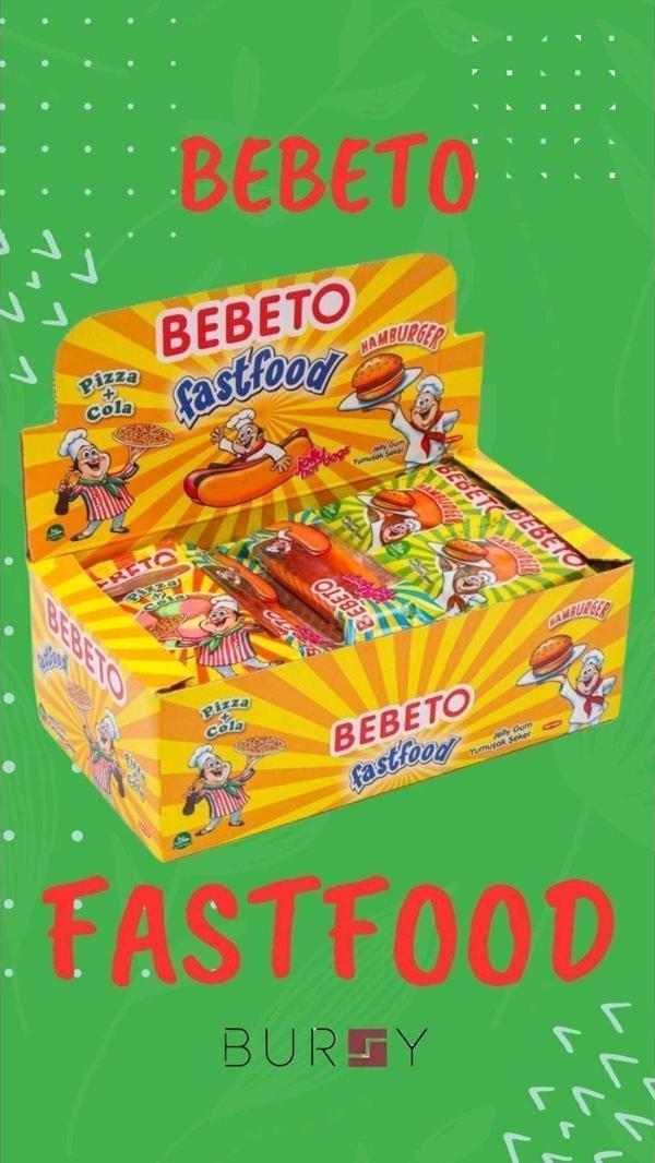 Fast Food Jelibon 36 Adet (PİZZA&COLA,HAMBURGER,HOTDOG) - Image 1