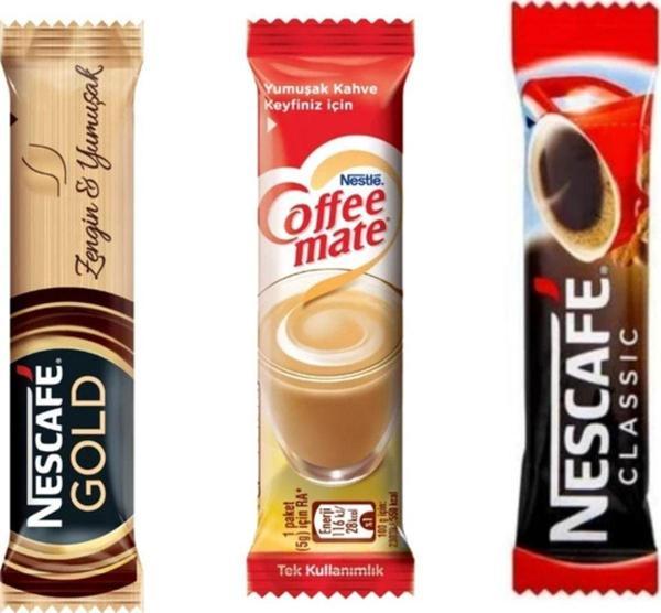 Nescafe Gold 2 gr X200 Nescafe Classic 2 gr X200 Nestle Coffee Mate 5 gr X200 - Image 1