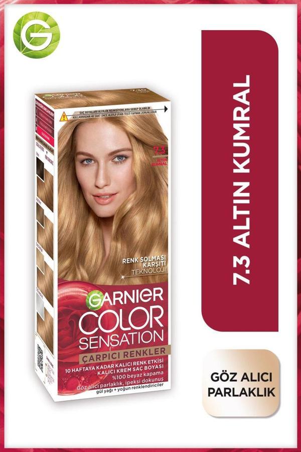 Garnier Çarpıcı Renkler 7.3 Altın Kumral Saç Boyası - Image 1