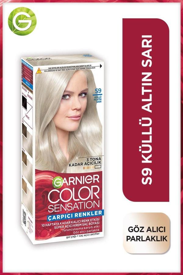 Garnier Çarpıcı Renkler S9 Küllü Altın Sarı Saç Boyası - Image 1