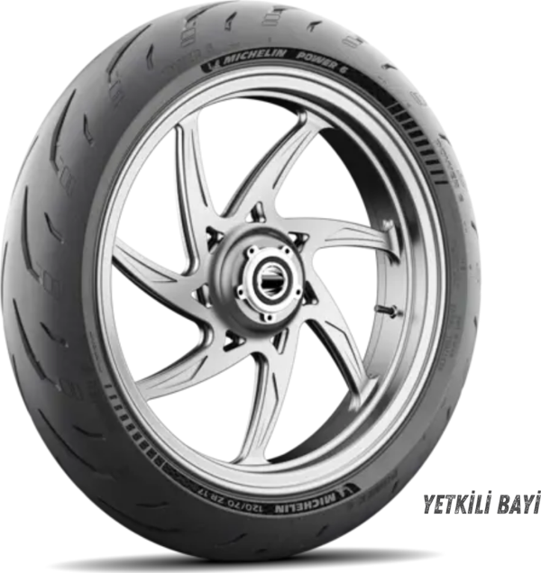 Michelin Power 6 Ön Lastik - 120/70-17 (58W) - Image 1