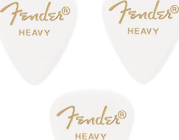 Fender 351 Shape Heavy 3 Adet Beyaz Pena (3 Adet) - Image 1