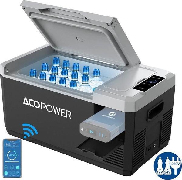 Acopower V18 12/24/220Volt 18Litre Kompresörlü Outdoor Oto Buzdolabı (Akü Dahil Değildir) - Image 1
