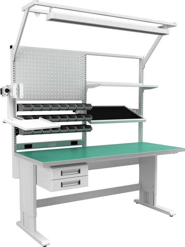 1.8 Metre Elektronikçi Çalışma Tezgahı İE.36.11.02 - Image 1