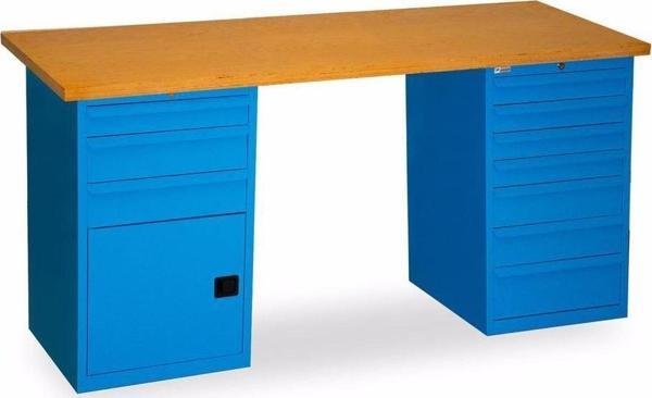 2.1 Metre 10 Çekmeceli Dolaplı Çalışma Tezgahı İE.CCT.21.10 - Image 1