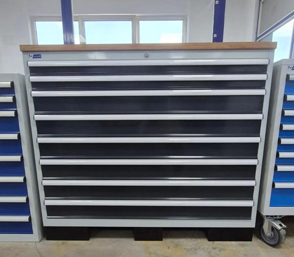 8 Çekmeceli Takım Dolabı(1310x690x1135 mm)-200 kg taşıma kapasiteli - Image 1
