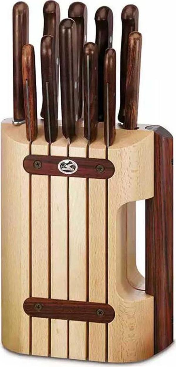 Victorinox 11 Parça Ahşap Blok Bıçak Seti - Image 1