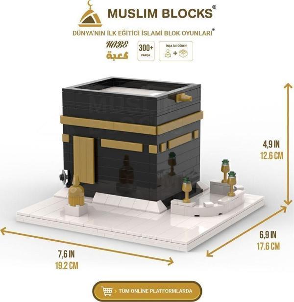 Muslim Blocks Kâbe Blok Modeli (İslami LEgo) - Image 1