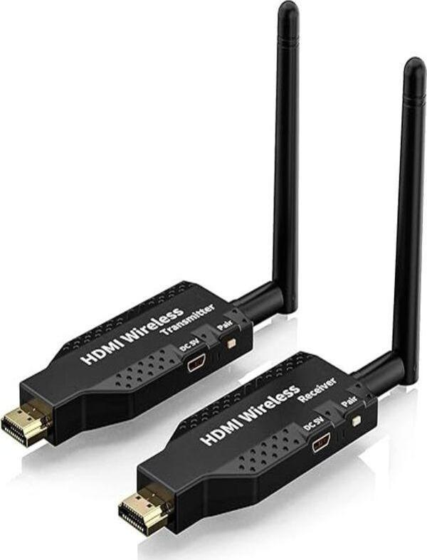 Kablosuz Hdmı Görüntü Aktarma Adaptörü Alıcı Verici 1080P 4K HD Kablosuz HDMI Bağlantı Adaptörü - Image 1