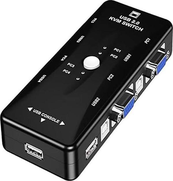 Usb 2.0 Kvm Switch Vga 4 Port - Image 1