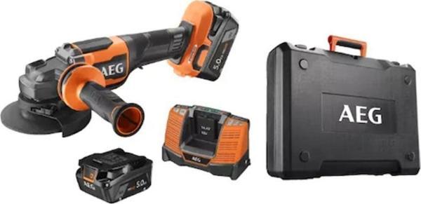 Aeg Bews 18-125Blpx2-502C 5.0Ah Çift Akülü Kömürsüz Taşlama - Image 1