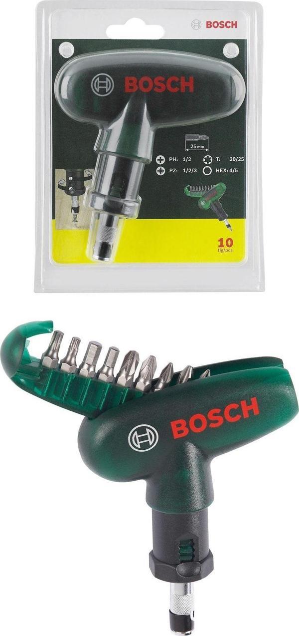 Bosch Dıy 10 Parça Cırcır Cep El Tornavida Seti - Image 1