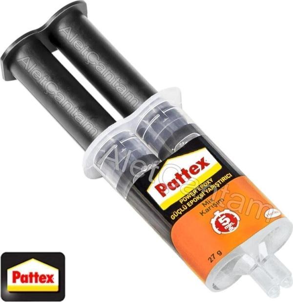 Pattex Power Epoxy Güçlü Epoksi Yapıştırıcı Şırınga Epoxi - Image 1