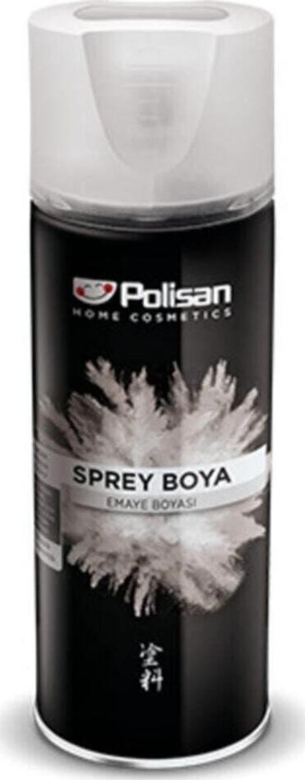 Polisan Özel Amaçlı Emaye Sprey Boya Beyaz 400 Ml (Beyaz Eşya Küvet Lavabo Çizik Ve Rötuşlarda) - Image 1
