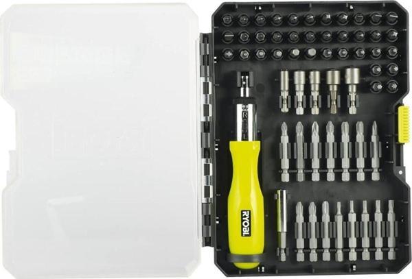 Ryobi Rak59Sd Cırcırlı Tornavida Ve Vidalama Uç Seti 59 Parça - Image 1