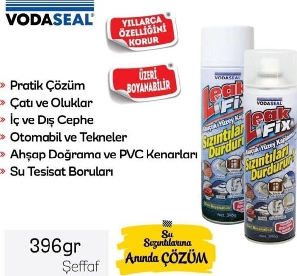 Vodaseal Leak Fix Kauçuk Izolasyon Spreyi - Şeffaf - Image 1