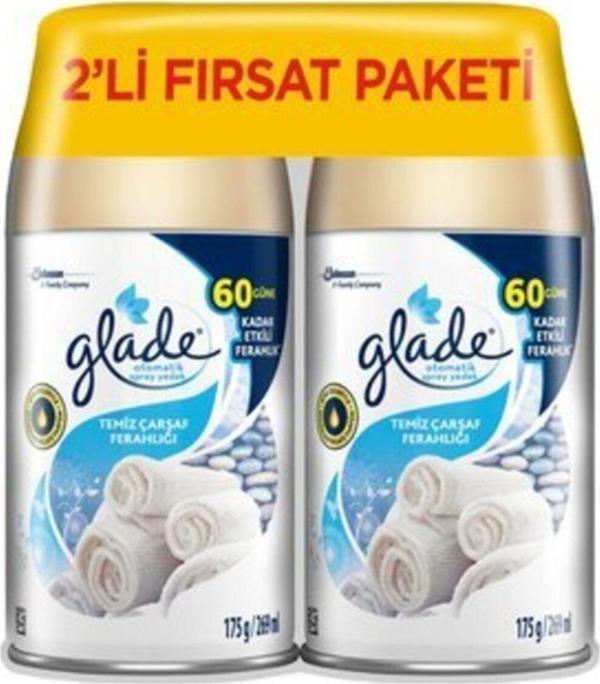 Glade Sprey Yedek Temiz Çarşaf Ferahlığı 269 Ml X2 Adet - Image 1