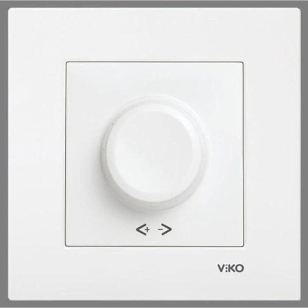 Viko Karre Rotatif Dimmer Rl 600W Çerçeve Dahil Aynı Gün Ücretsiz Kargo - Image 1