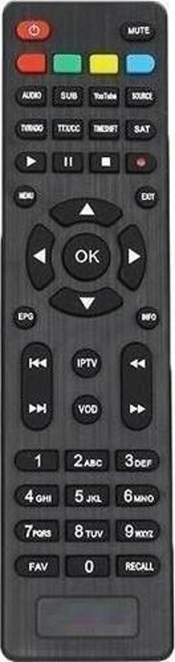Ronax Mini Hd Cobra Uydu Alıcısı kumandası-Mavi Renk - Image 1