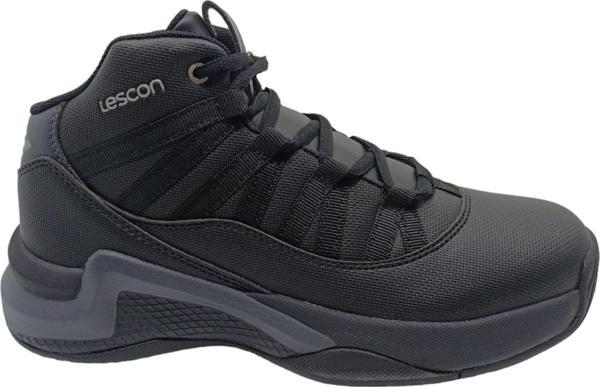 Lescon Bounce Unisex Siyah Bağcıklı Basketbol Ayakkabı - Image 1