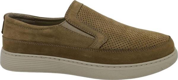 Zerhan 250 Erkek Kum Nubuk Hakiki Deri Günlük Kullanım Ayakkabı - Image 1