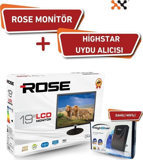  19" 49 Ekran Karavan - Tekne - Yat Lcd Monitör Tv Ve Highstar Dahili Wifili Uydu Alıcısı - Image 1