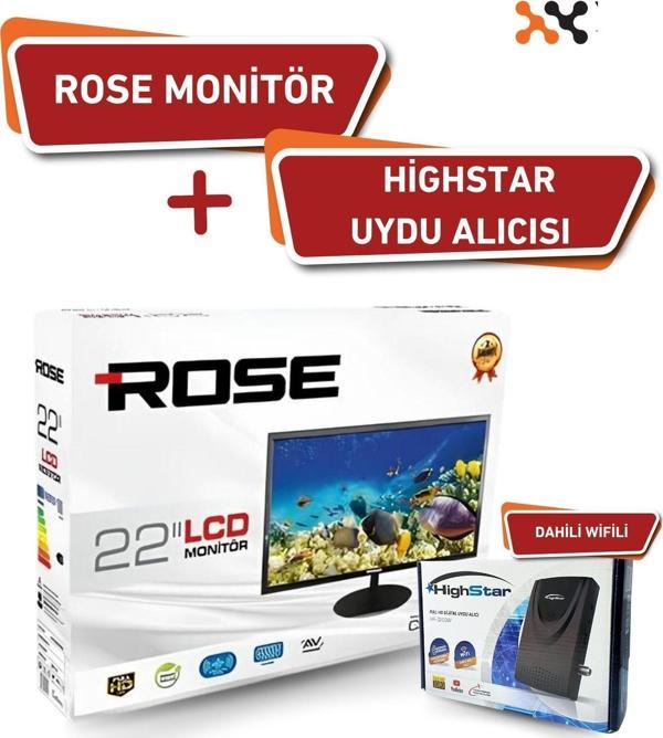 22" 55 Ekran Karavan - Tekne - Yat Lcd Monitör Tv Ve Highstar Dahili Wifili Uydu Alıcısı  - Image 1